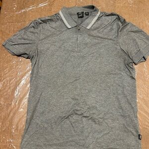 Hugo Boss Dark Grey polo, barely worn, size XL. Great condition!